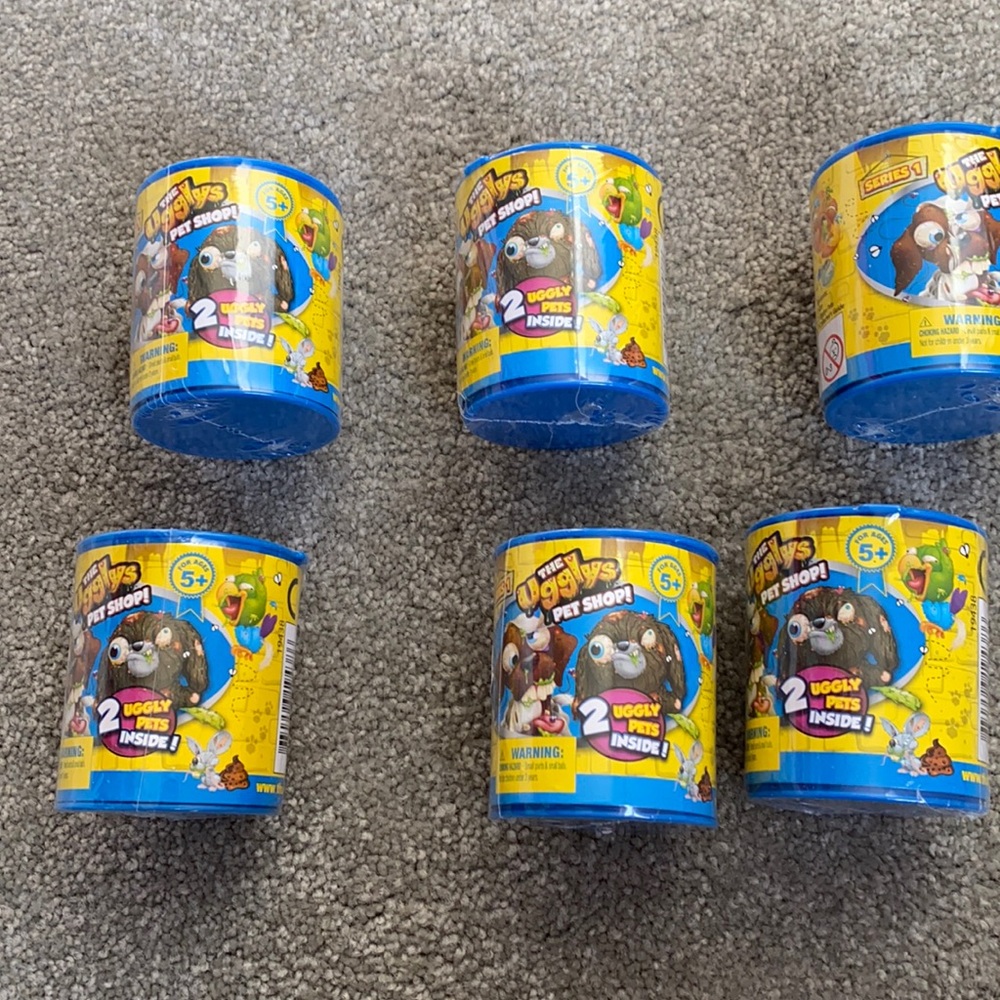 The Ugglys Pet Shop Series 1 Blind boxes lot of 6